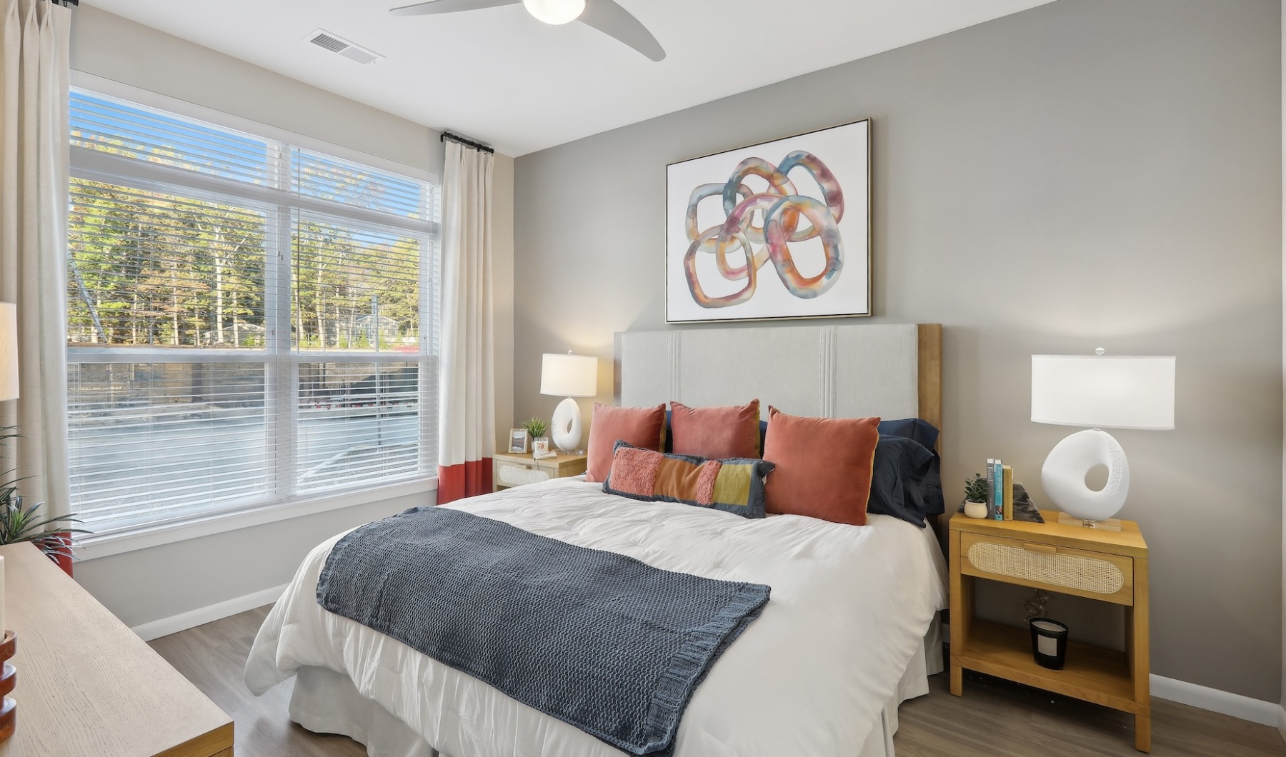 Primary Bedroom light and airy bedroom